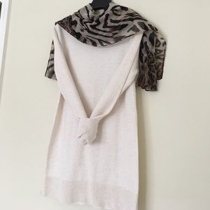 LOFT Outlet Tunic Sweater-Oatmeal