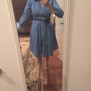 Ralph Lauren blue striped Shirt Dress