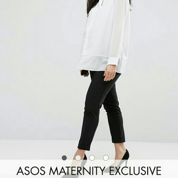 ASOS Maternity Pants - Asos Maternity Work Wear Ankle Grazer Pant