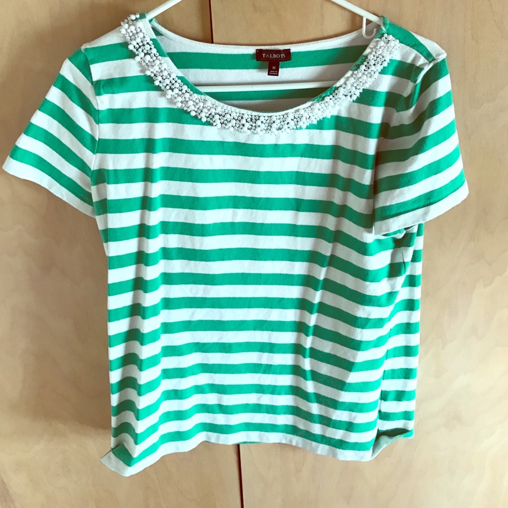Talbots Striped Top