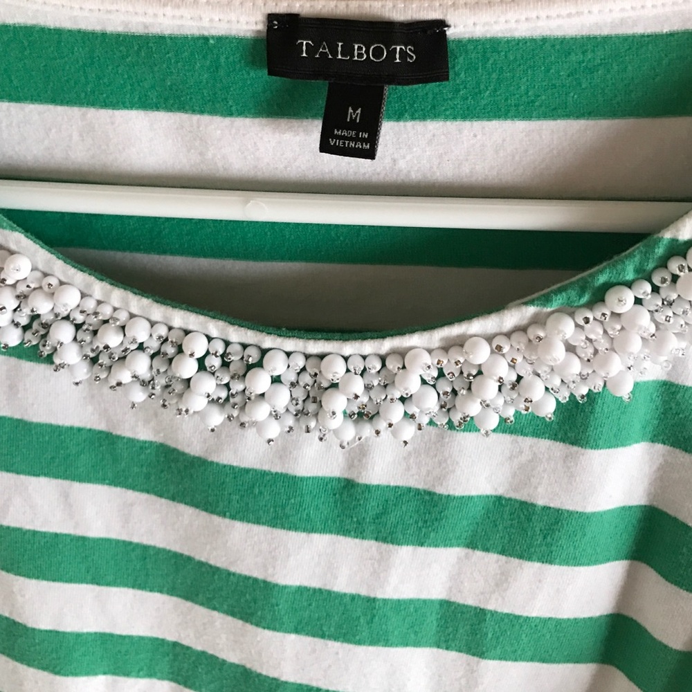 Talbots Striped Top - Picture 2 of 3