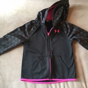 Almost new Under Armor Girls Hooded Sweatshirt