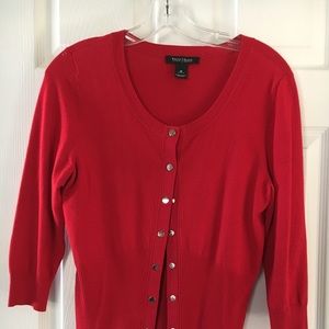 White House Black Market Crew Neck Cardigan