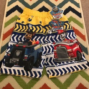 NWT size 5 Paw Patrol Swimming Trunks 💙