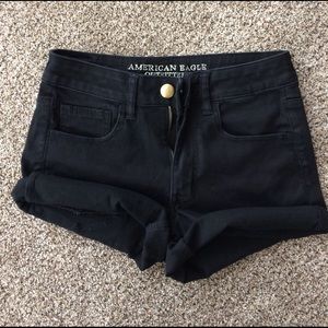 Black American eagle shorts
