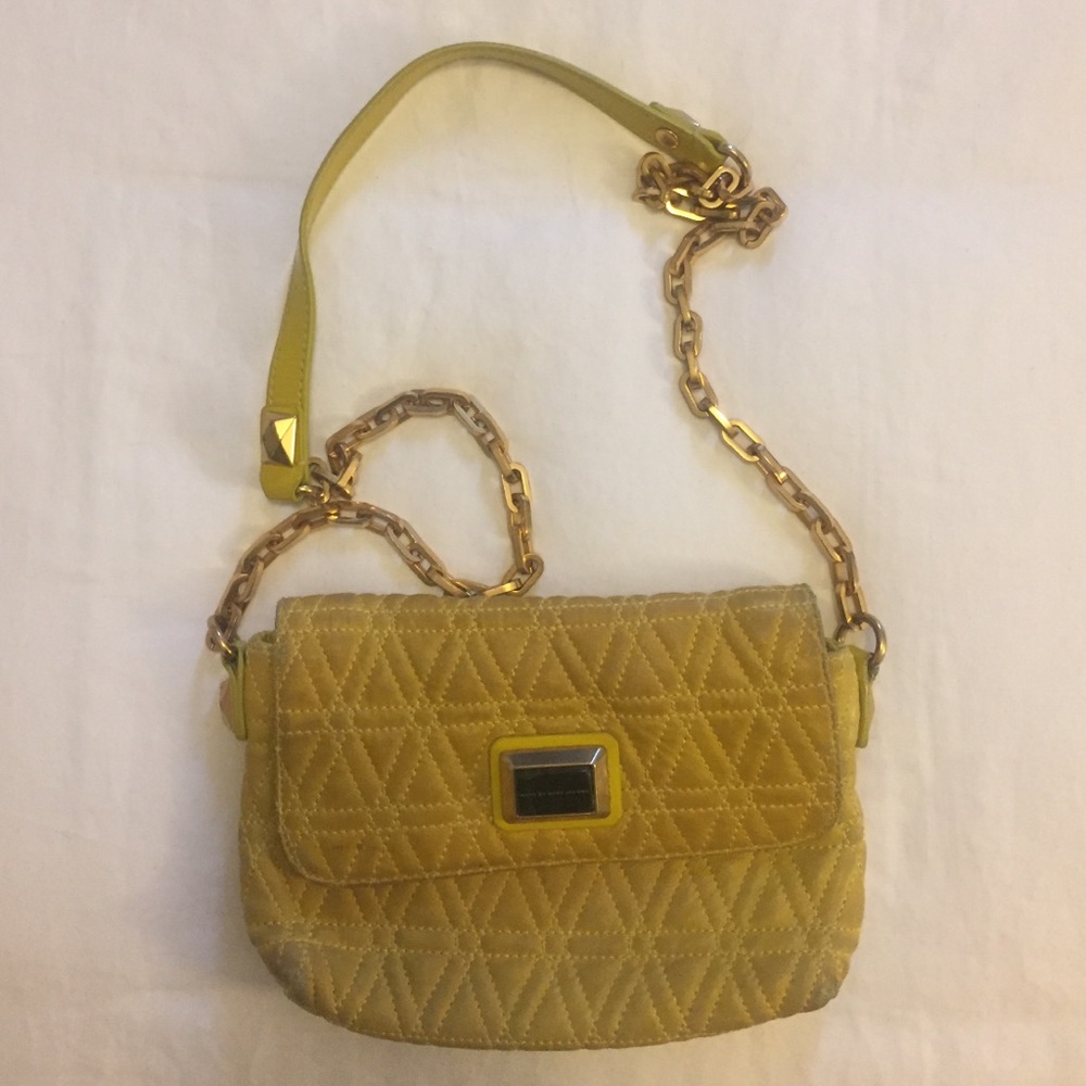 Marc by Marc Jacobs: gold chain link purse