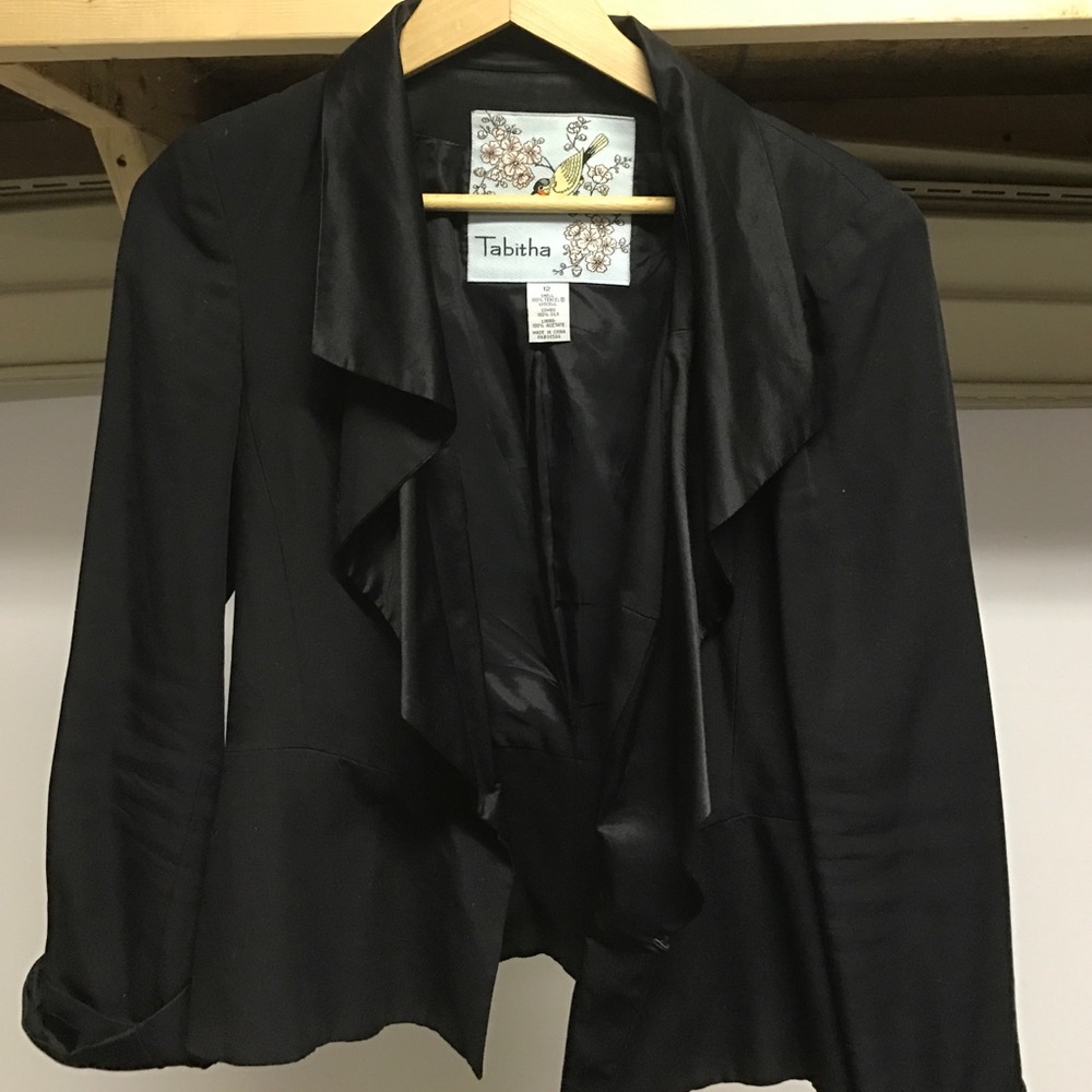 Anthropologie black blazer