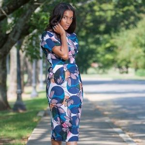 ASOS Floral Wiggle Dress