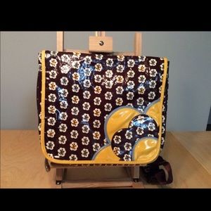 Vera Bradley frill collection messenger bag