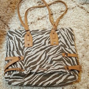 Rampage zebra tote