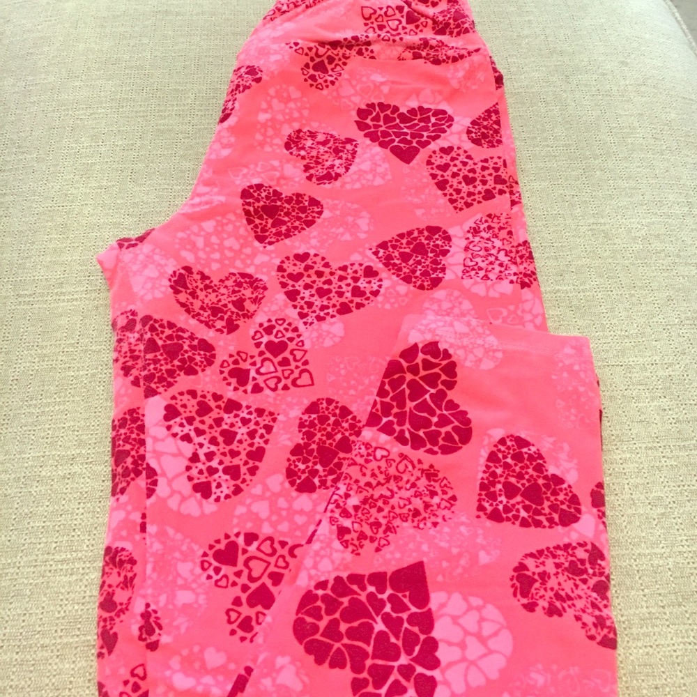 Lularoe One Size Valentines leggings