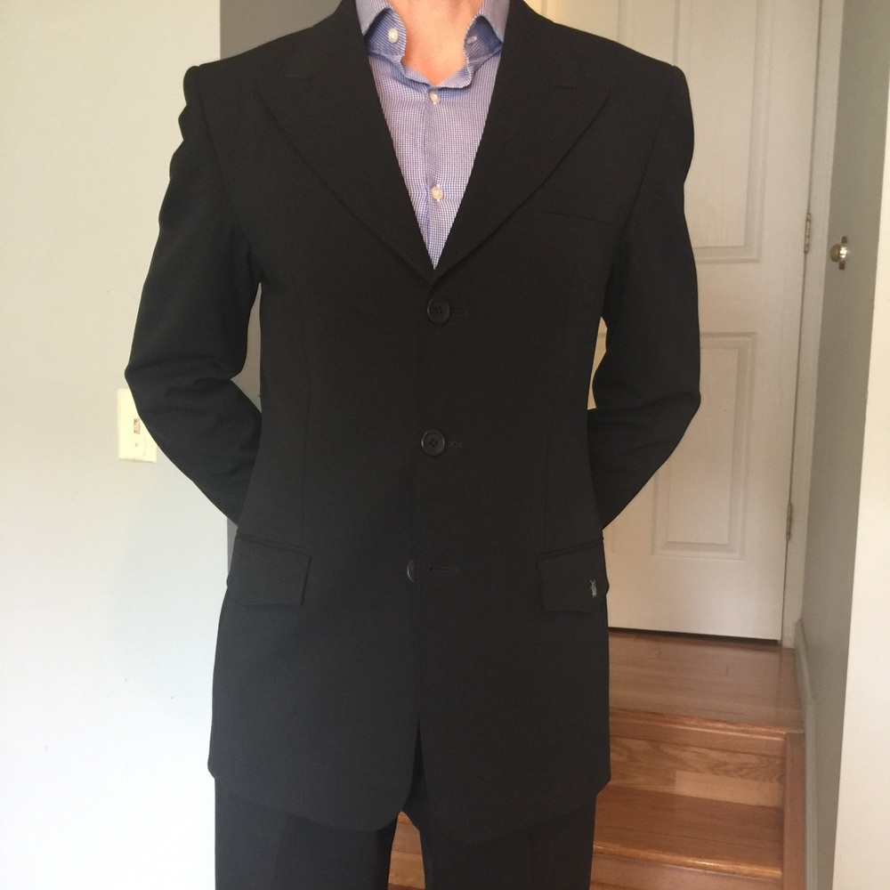 Gianni Versace Couture men's wool suit.
