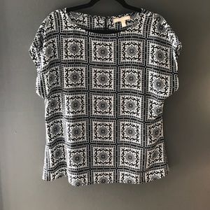 Banana Republic Blouse - navy and white