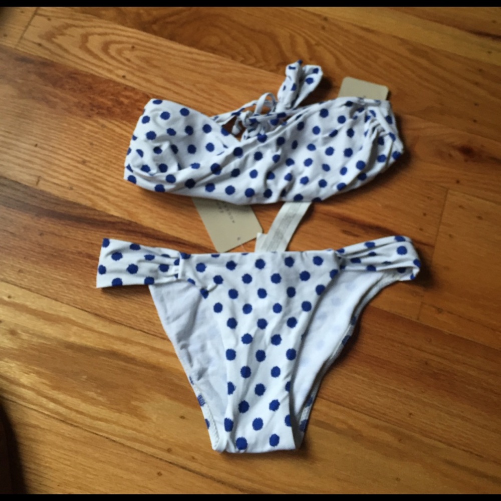 Zara swim top and bottom
