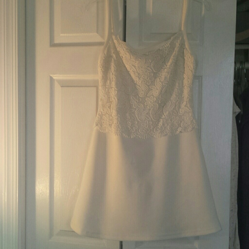Ellie lace overlay dress