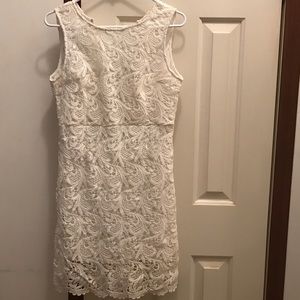 Ivory lace dress
