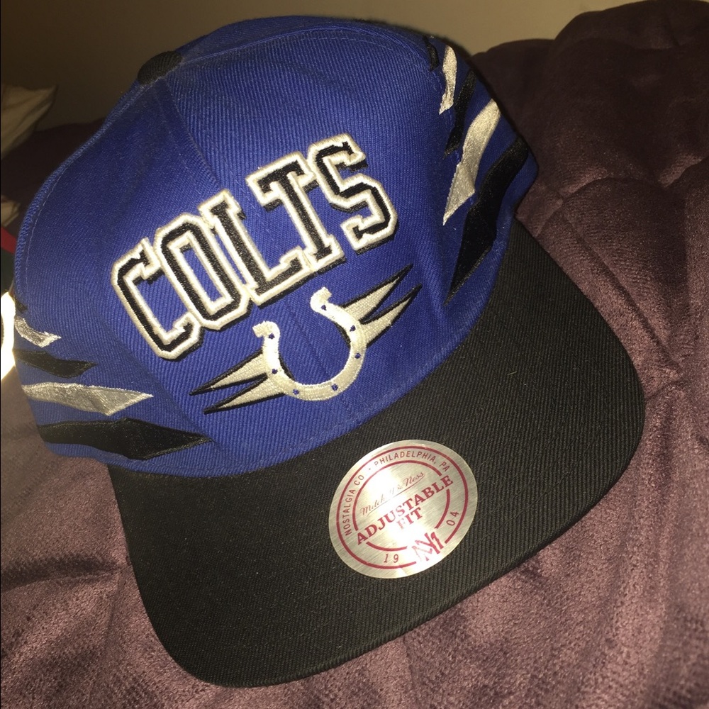 Blue and silver colts snap back.