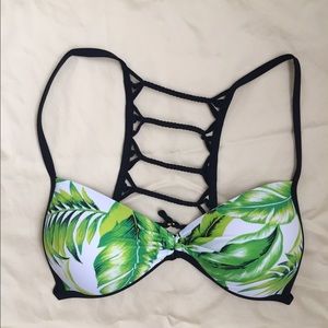Damsel Strappy Ladderback Bikini Top (never worn)