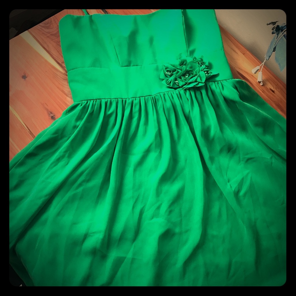 Beautiful green semi formal dress