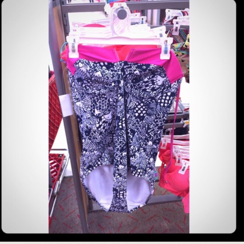 NWT Lilly For Target Upstream Print Swimsuit