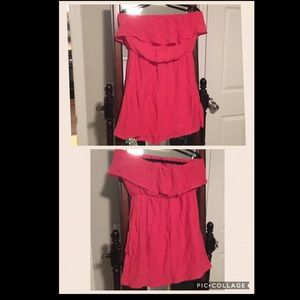 Pink Strapless Dress