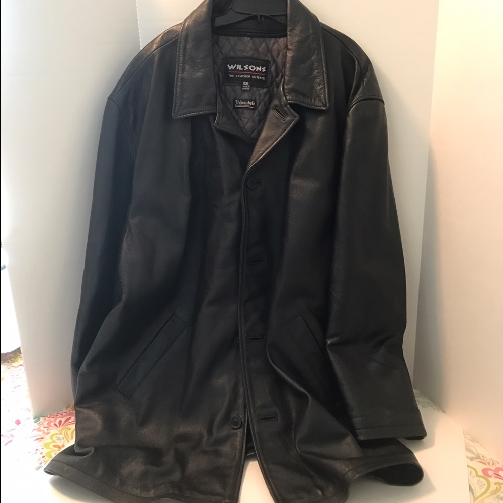 Wilson's Leather Thinsulate-lined leather coat