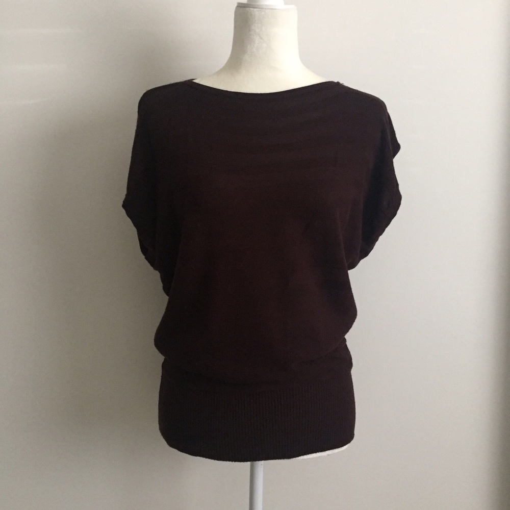 Brown sweater top