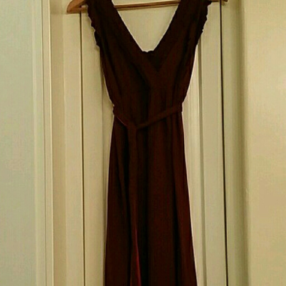 Plum colored dress