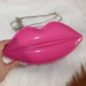 Lips pink Clutch|HandBag