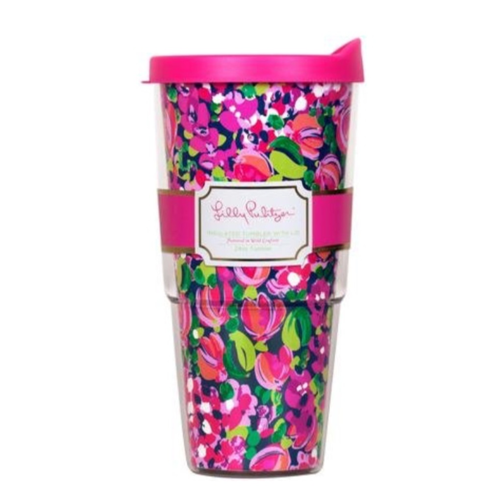 Lilly Pulitzer tumbler in Wild Confetti