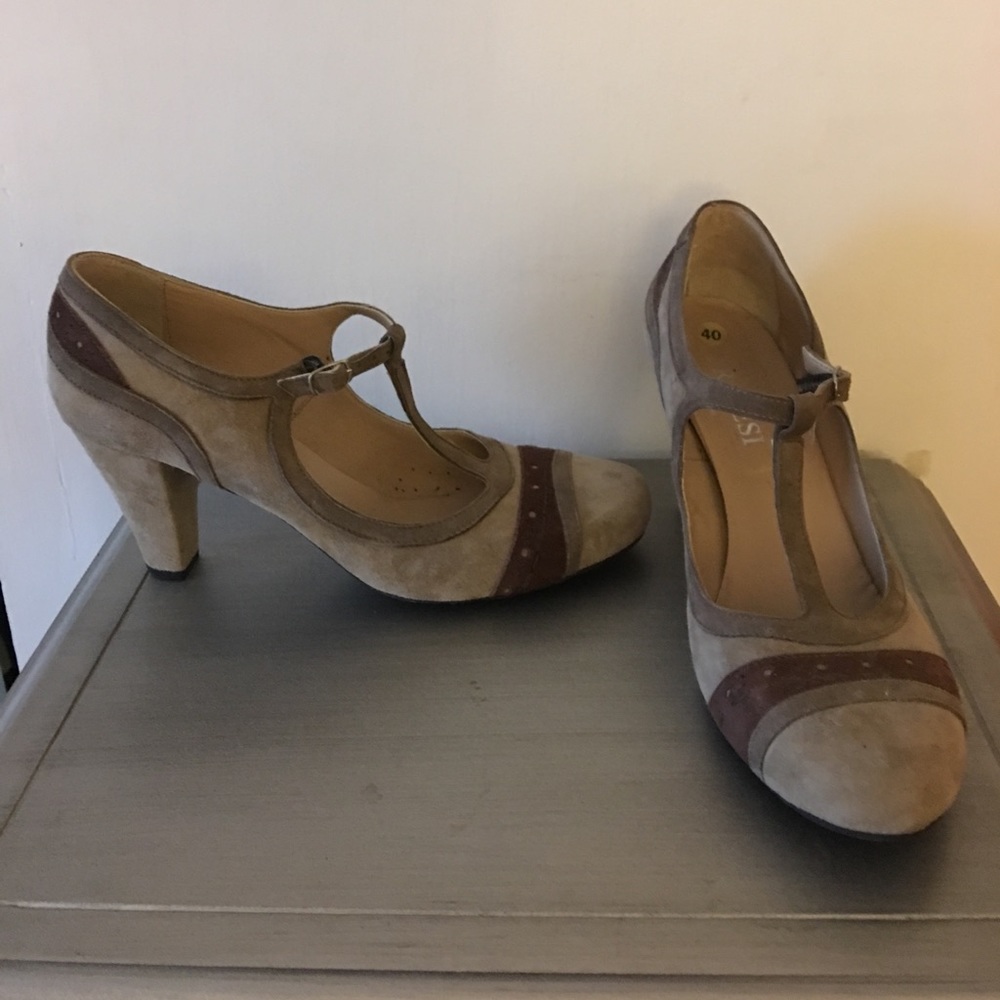 Italian Made T-Strap Shoes