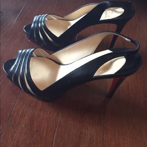Christian Louboutin sling back shoes size 36