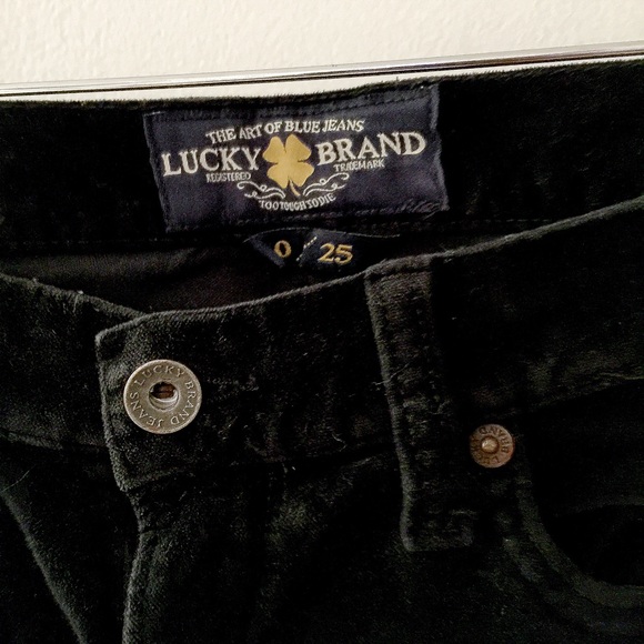 ✨LUCKY BRAND Slim Fit Soft Velvet Jeans Size 0/25✨ - Picture 4 of 6