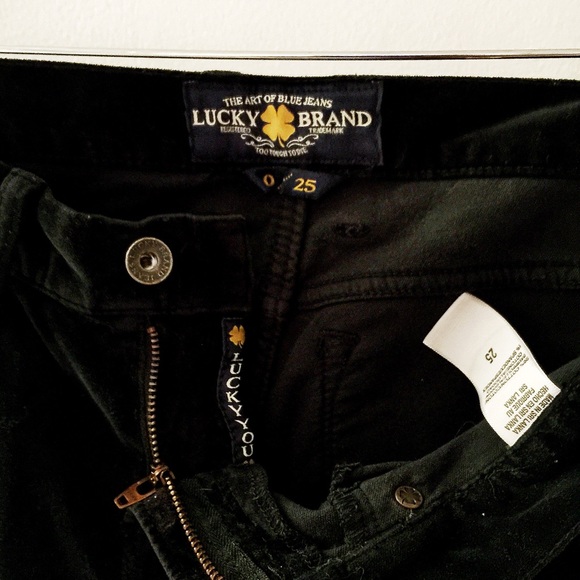 ✨LUCKY BRAND Slim Fit Soft Velvet Jeans Size 0/25✨ - Picture 5 of 6