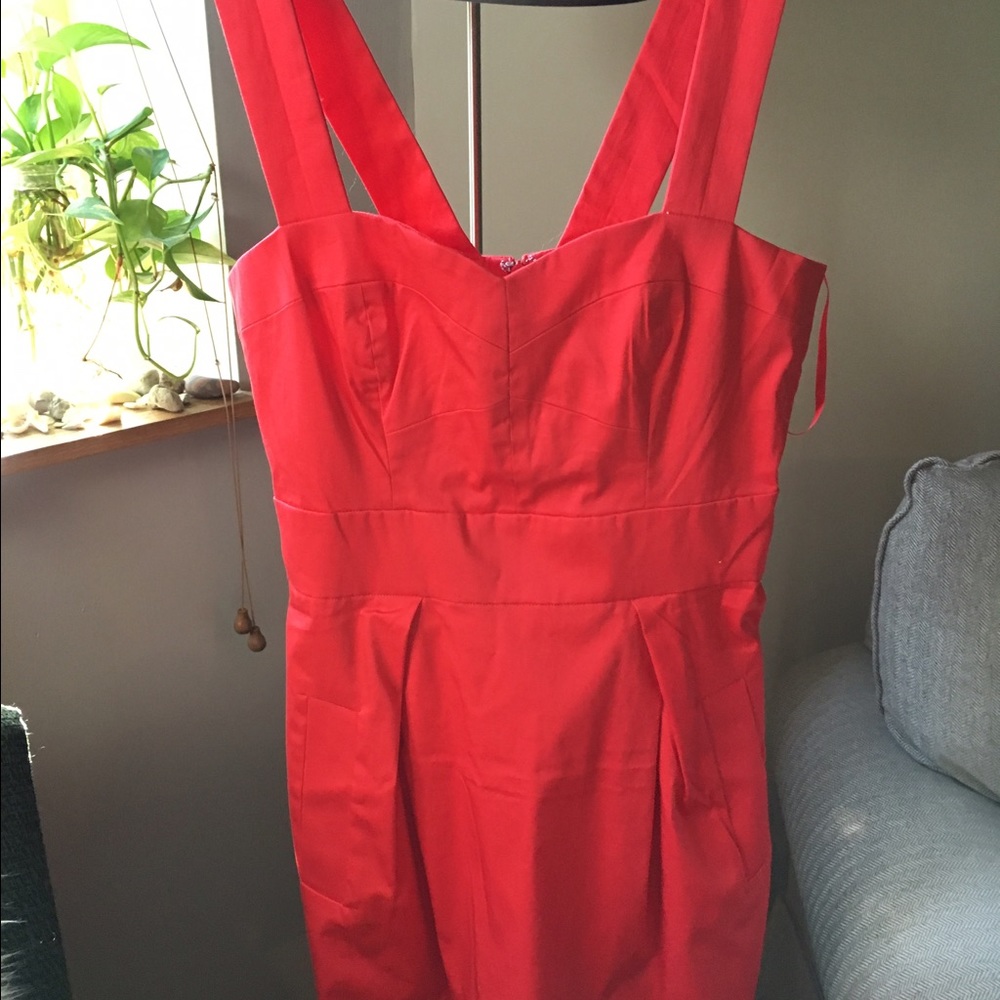 Red French Connection, size 8.