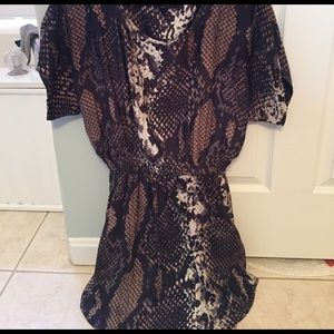 Express snakeskin tunic