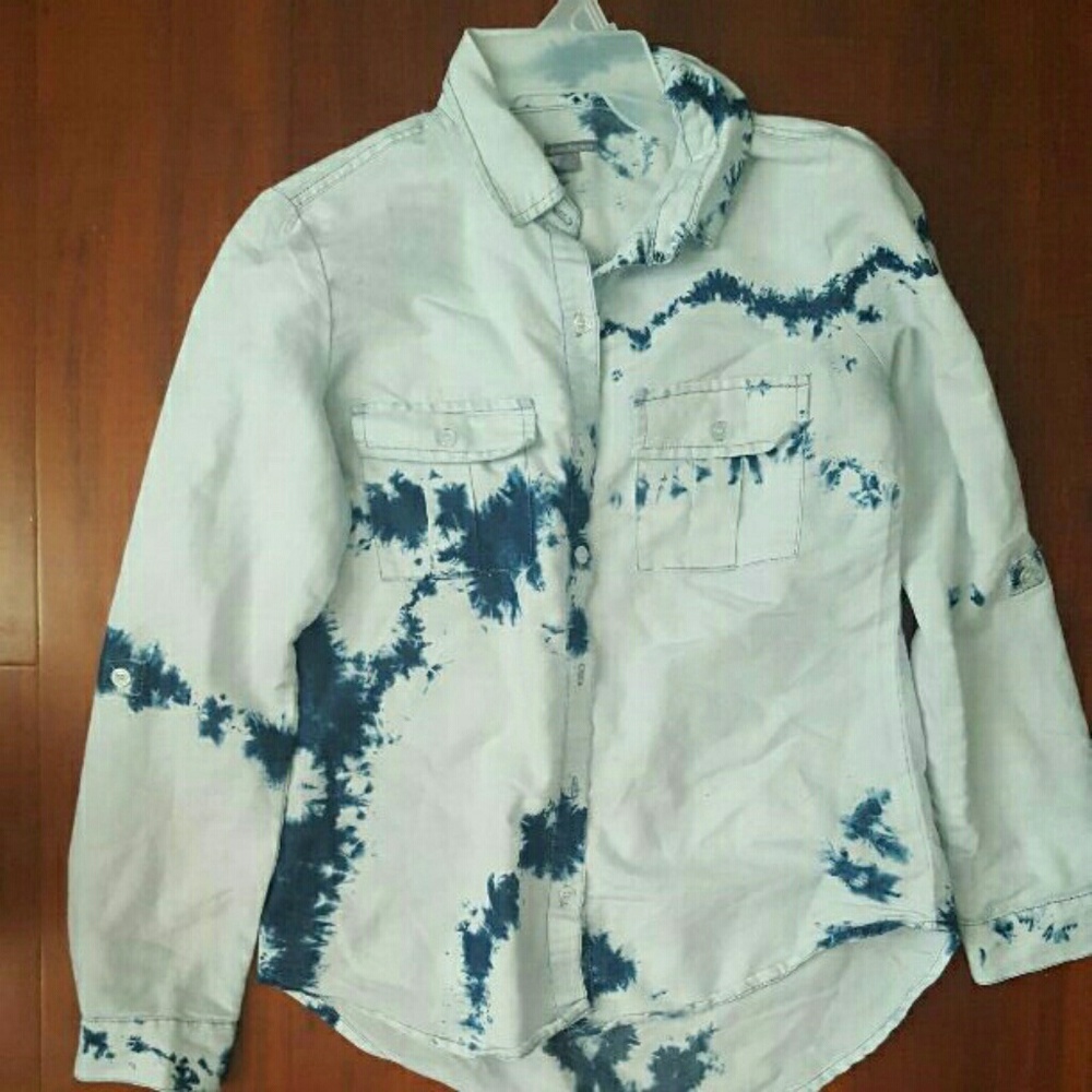 *TIE-DYE COLLAR SHIRT*