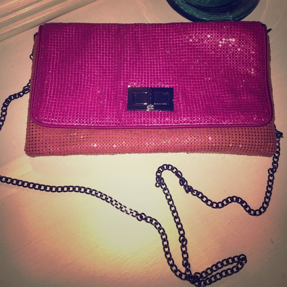 Bcbgmaxazria Clutch Pink & Orange BLAKE