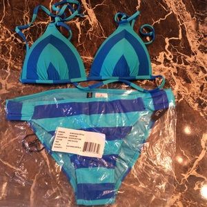 NWT BLUE &TEAL BIKINI "ADORE ME" SIZE SMALL