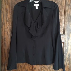 Talbots collection pure silk blouse