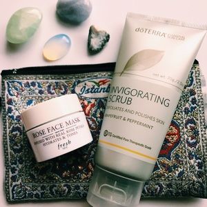 ♡Fresh Rose face mask & Dōterra Skin Scrub♡