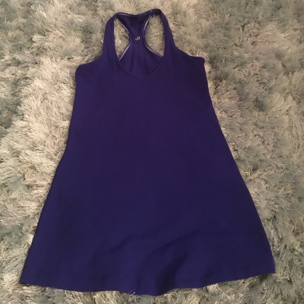 Bold blue lululemon tank!