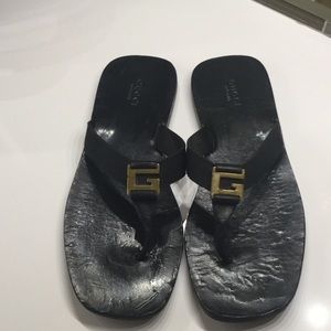 Authentic Gucci Sandals With Signature G