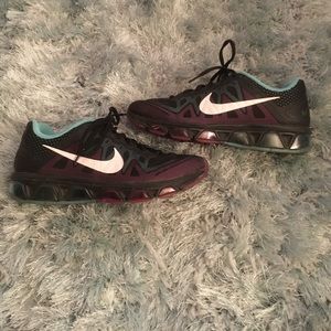 Blue and purple nikes!