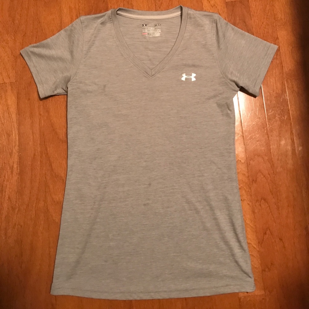 Under Armour silver V-Neck
