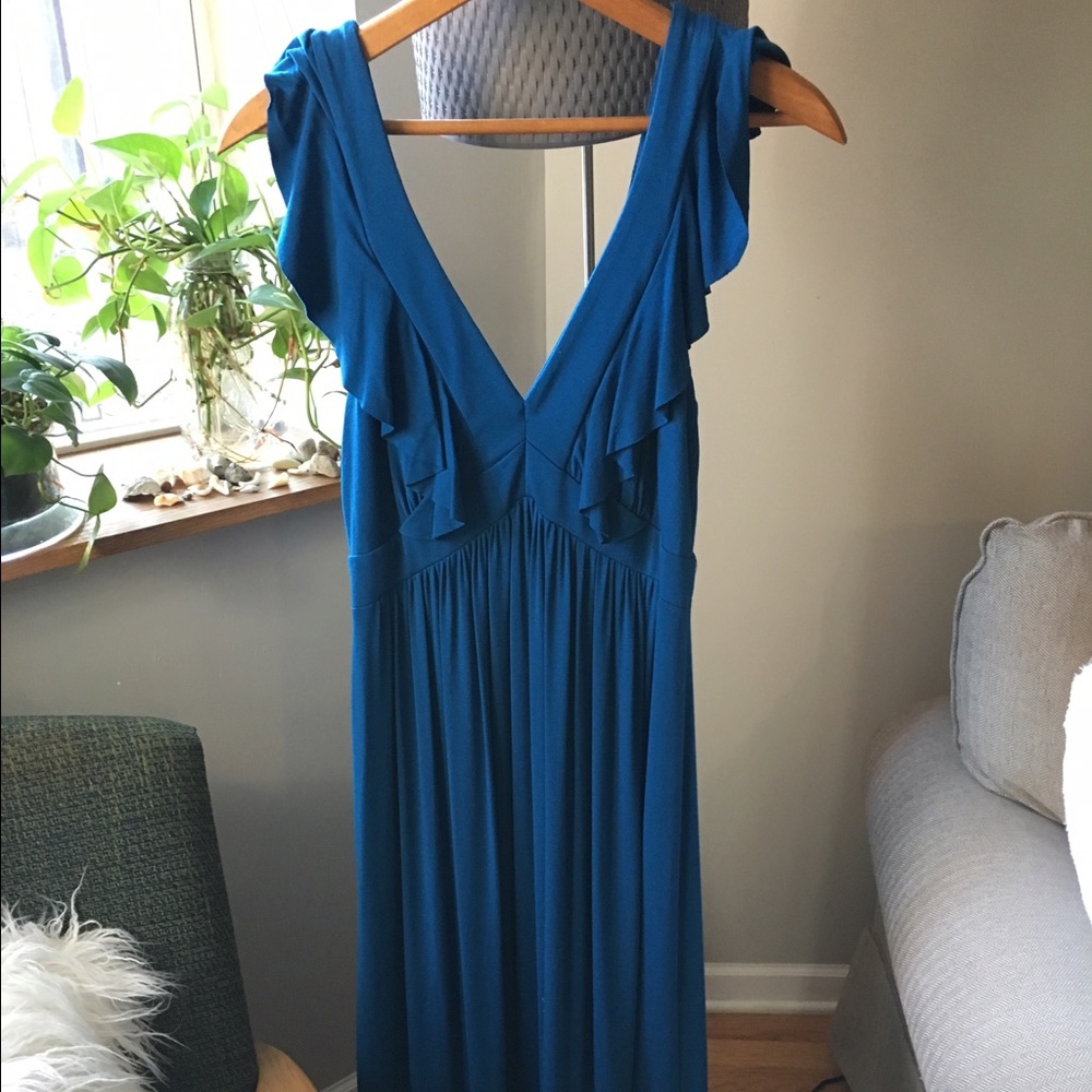 Nicole Miller Studio blue mix dress