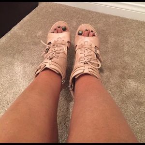 High top heels size 8