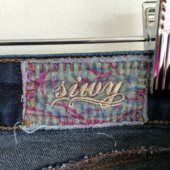 ✨SIWY JEANS Skinny Slim Leg Fit Dark Denim Jeans✨ - Picture 5 of 7