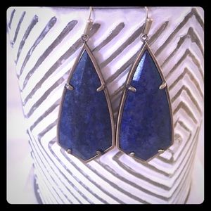 Kendra Scott Caroline Lapis earrings