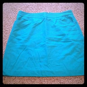Ann Taylor NWOT teal wool skirt